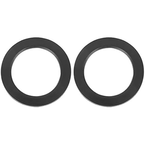 F FIERCE CYCLE 2pcs Motorcycle Engine Rubber Fuel Gas Oil Tank Cover Seal O Ring Gaskets Protector Universal Circular Cover