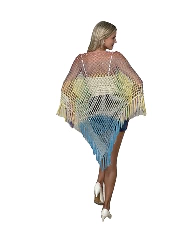 ARIS A. Crochet Ombre Poncho2