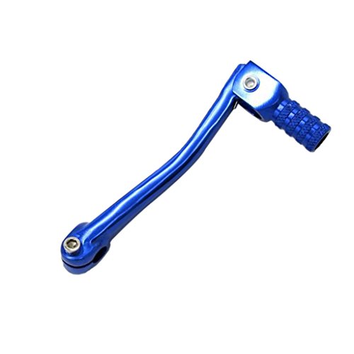 Sélecteur de vitesse moto bleu en alu CNC pour dirt bike 50cc à 160cc