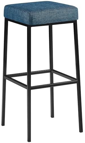 CLP Tabouret De Bar Montreal 85 en Tissu I Chaise Haute avec Assise Carrée Rembourrée I...