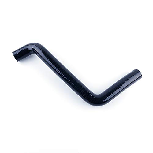 Kit de tubo refrigerante de silicona para radiador para Volkswagen Golf MK3 GTI 2.0L 8V 115CV 1992-1998 (Negro)