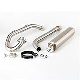 Echappement Moto Pour Raptor 700 R Pour Raptor 700R FL SFB SFL 2015 2024 ATV Moto Système D'échappement Complet Avec DB Killer(E)