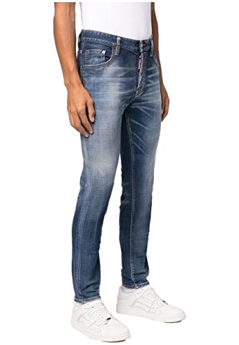 DSQUARED2 Skater Medium Stapled Wash Herren Jeans Modell S74LB1281S30664,...