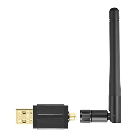Bluetooth Adapter Pc, USB Bluetooth 5.3 Dongle, Langstrecken 328FT / 100M Bluetooth Stick Plug and Play ohne Treiber kompatibel mit Computer Windows 11/10/8.1 Cover
