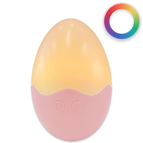 Lámpara de noche para bebé con 7 colores, recargable