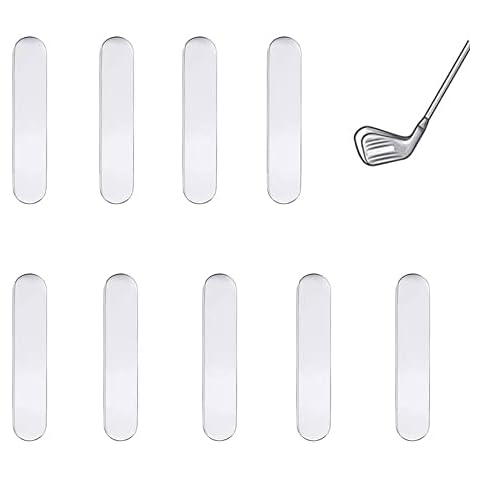 SLEJEWWLRY 10 PCS Golf Lead Tape Adhesive Lead Tape Strips Add Weight to Golf Club Tennis Racket for Tennis Racket and Golf Club 5 * 1cm Cover