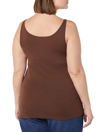 Image of Amazon Essentials Women's Slim-Fit Thin Strap Tank Top, Pack of 2