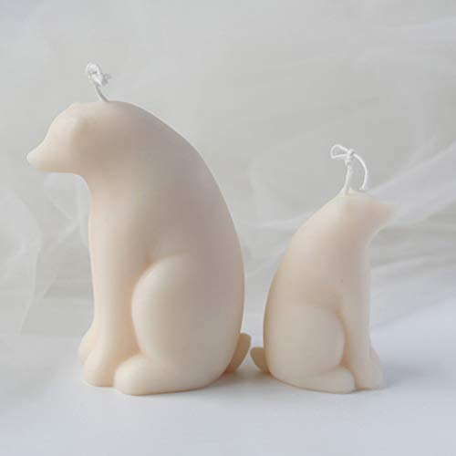 TBoxBo 3D-Eisbär-Silikon-Kerzenform, Weihnachtsdekoration, Duftkerze, Gipsform, Simulation, Tier, Duftkerze, DIY… – Bild 6