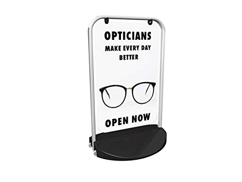 Opticians Swinger 3000 Pavement Sign MEGA Listing Outdoor Street Advertising Display…