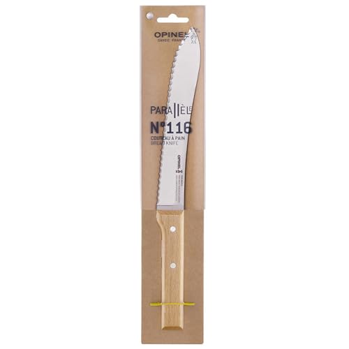 Opinel Parallèle n°116 - Bread Knife - Wood Handle - Image 3