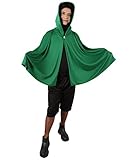 HPO Adult Unisex Anime Character Scouting Legion Hooded Green Cloak | Small Size