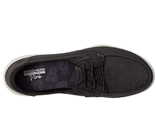 Image of Skechers Women's On-The-Go Ideal - Coastal, Black /White, 8.5 B (M)