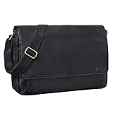 Borsa per laptop da 15,6 pollici: molti scomparti intelligenti – incluso scomparto per laptop da 15,6 pollici, scomparto principale DIN A4, passanti per penne, scomparti per carte EC e scomparti con cerniera