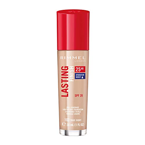 Rimmel London Lasting Finish Foundation True Ivory - Beige - Image 3