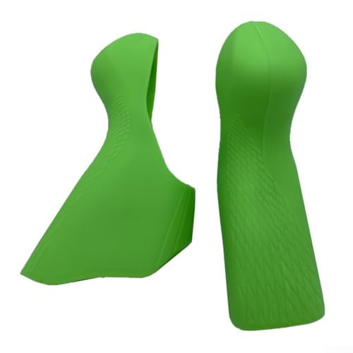 Bike Hoods Cover, ST 5700 Brake Lever Hoods Bike Brake Hoods Cover Handlebar Grips Protector(Green)