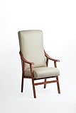 * ESTRUCTURA: Fabricada en madera de haya con acabado barnizado color cerezo, aporta resistencia y elegancia. No requiere montaje: lista para usar.