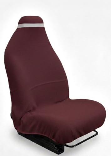Image of Car Seat Towel Cover, Universal Size 76x152 cm, Soft and Comfortable Seat Protector for All Cars, Single Pack of 1 (1, Marron, 30x60inc.)