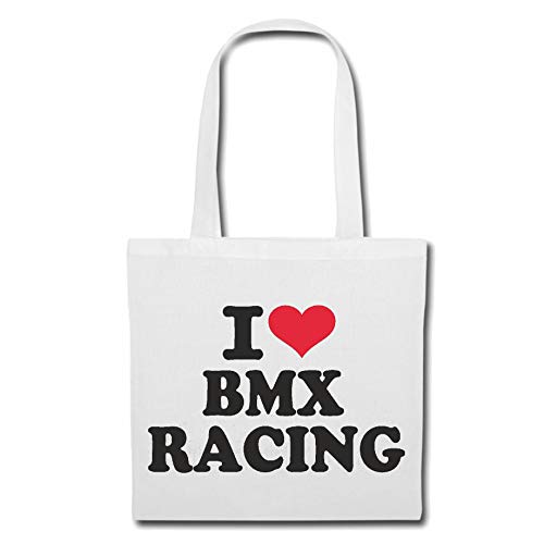 Reifen-Markt Tasche Umhängetasche I LOVE BMX RACING - FAHRRAD - CROSSRAD -...
