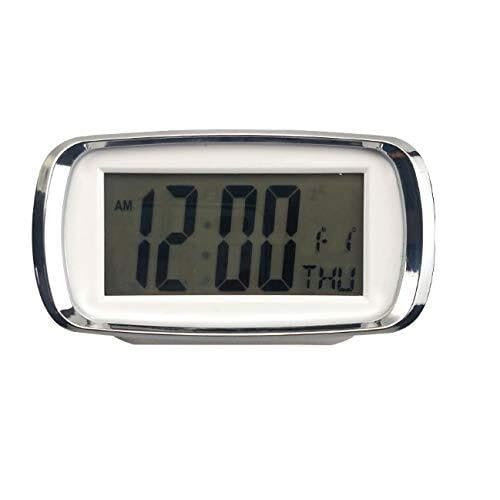 HUANGYANGZ Candy Color Digital Alarm Clock with Snooze LCD Display Night Light Student Bedroom Decor