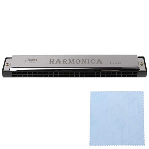 Professional 24 Hole Harmonica Mouth Metal Organ For Beginners