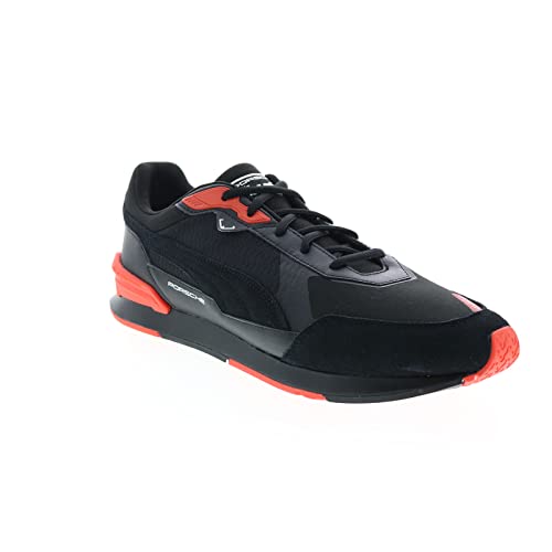 PUMA Mens Porsche Legacy Low Racer Motorsport Lace Up Sneakers Shoes Casual - Black