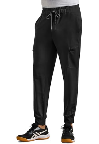 Healing Hands Men's Scrub Pant Nolen Jogger with 6 Pocket, Moisture Wicking, 360° Stretch & Recycled Fibers 91723
