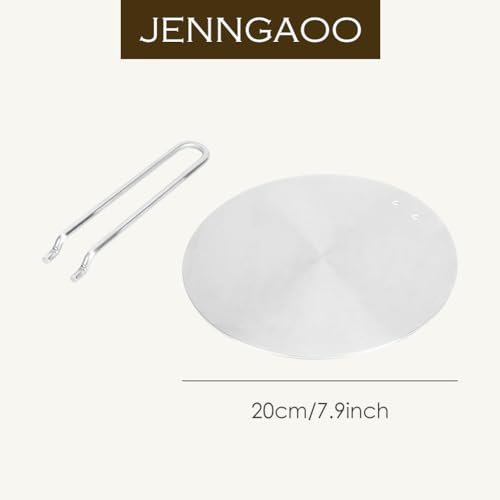 Mijoter de bons plats sur induction avec ce diffuseur de chaleur en inox de 20cm