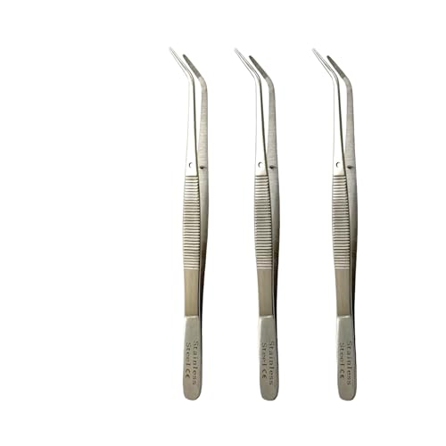Set of 3 Dental Application Thumb Dressing Forceps 6