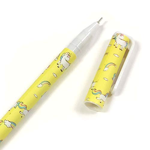 Set de 10 bolígrafos de gel 0.5mm tinta negra miniatura 5
