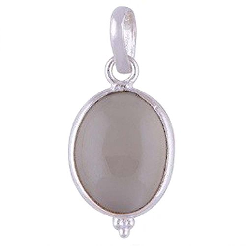 Pendentif pierre de lune Le Luft en argent 925 de 13x16mm le cadeau d'anniversaire idéal pour elle