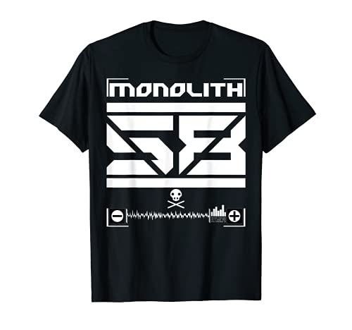 T-shirt Monolith 58 Big Number Techwear, Preto, S