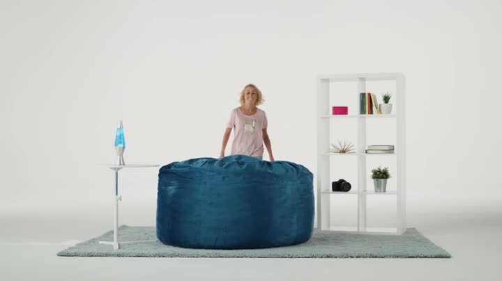 ソファサック(Sofa Sack) ウルトラソフト クッションチェア ネイビー Amazon｜ソファサック(Sofa Sack) ウルトラソフト クッション