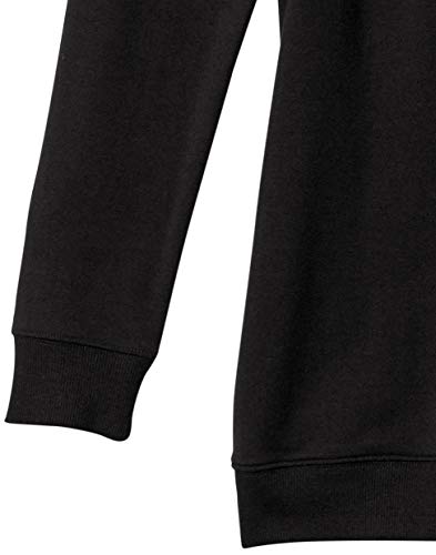 Daily Ritual Women's Terry Cotton And Modal Relaxed-Fit Long-Sleeve Cold-Shoulder Tunic, Black, Medium #TOP5