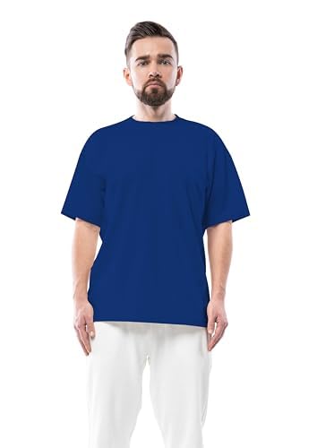 Image of Men's Zodiac Sign Printed Oversized Cotton T-Shirt
