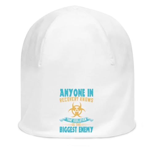Bonnet unisexe fin en coton blanc vêtement extensible et léger taille unique