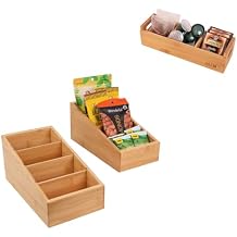 HTB Small Tea Bag Holder & Snack Organizer