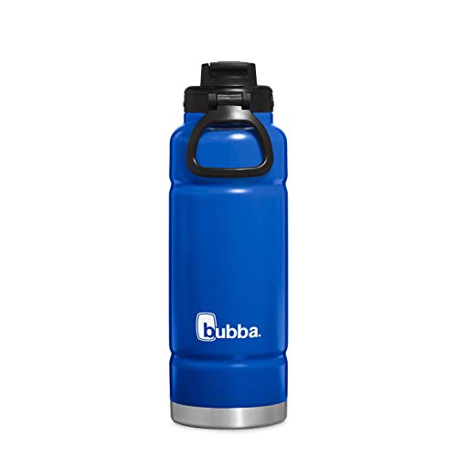 Bubba Trailblazer Vacuum-Insulated Stainless Steel Water Bottle, 40oz Water Bottle with Leak-Proof Lid, Straw, and Handle, Keeps Drinks Cold up to 24 Hours, Berry Blue - Thumbnail 3