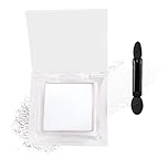 Snowlight White Matte Eyeshadow - High Long-Lasting Single Eyeshadow Palette, Smooth Pressed Powder, Waterproof & Smudge Proof Eye Shadow with Brightening Effect