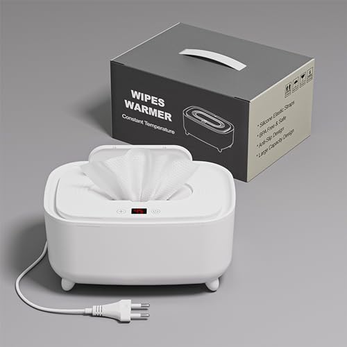 Image of Large capacity baby wet wipes warmer | Fast Heating system and ultra power saver with LED display