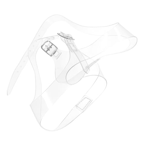 PACKOVE High Heel Straps 1 Pair Women's Detachable Shoelaces Tpu Triangle Bundle Shoelace Fixed Garland Laces