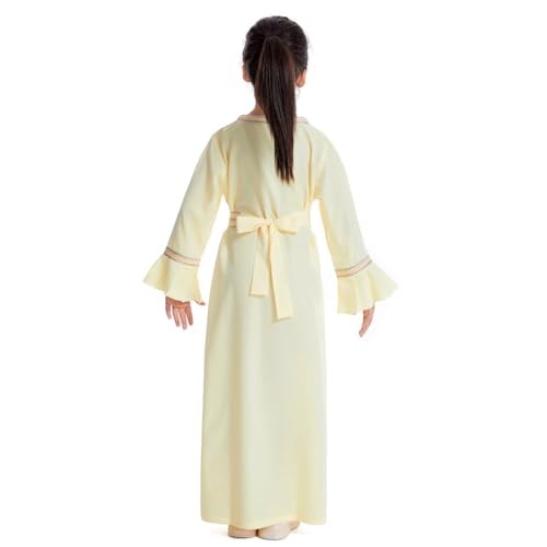 IKADEX Muslim Abaya For Girls Moroccan Kaftan Jilbab Bell Sleeve Split Long Eid Ramadan Dress4