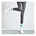 svlftecon Unisex Yoga Pilates Socks with Grips Non Slip Cotton for All Seasons Crew Series 45