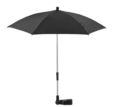 Maxi-Cosi Sombrilla Carrito bebe, sombrilla para silla de paseo, parasol flexible protección UV 50+, Black