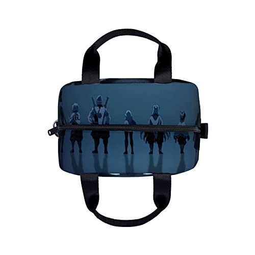 Jiwei Insulated Lunch Bag Large Lunch Box Anime Tote Bag For Women Men Work Picnic Beach #TOP3