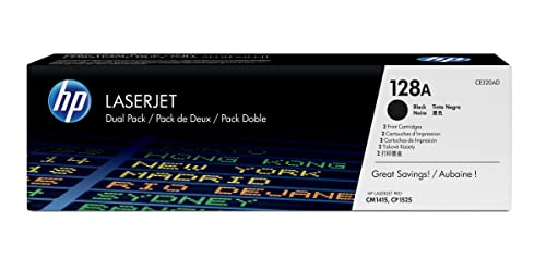 HP 128A CE320AD, Multipack da 2 Toner Originali HP...