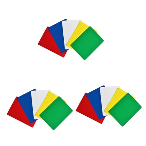 Hemoton 3sets Plastic Poker Cards Poker Cut Cards Dispenser Tool Supplies 5pcs*3