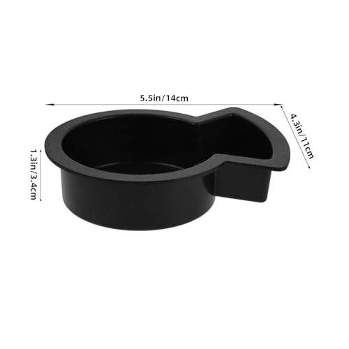 Portavasos y cenicero portátil para carro negro miniatura 2