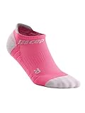 Women's Compression Socks - CEP No Show Socks 3.0, Rose/Light Grey III