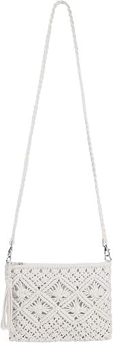 See full amazon price history chart for PARAH Women Crochet Shoulder Bag Handmade Woven Beach Crossbody Handbag Satchel Purse With Tassel For Summer (Square - White) PARAH Women Crochet Shoulder Bag Handmade Woven Beach Crossbody Handbag Satchel Purse With Tassel For Summer (Square - White) (B0DCZ8D238) Amazon Price History, Amazon Price Tracker