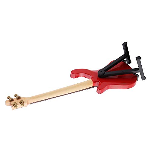 Guitare Miniature Modèle de Guitare en Bois Rouge avec Support et Étui, Modèle d’Instrument Cadeau d’anniversaire de… - Les Beatles, Paul McCartney, John Lennon, RIngo Starr, George Harrison Guitare Miniature Modèle de Guitare en Bois Rouge avec Support et Étui, Modèle d'Instrument Cadeau d'anniversaire de… – Image 8